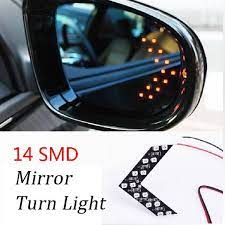 14led Arrow Car Turn Light Brake Light Rearview Mirror Lamp Side Mirror Car Rear Mirror Rear View Mirror
