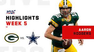 Aaron Rodgers Highlights Vs Cowboys Nfl 2019 Youtube