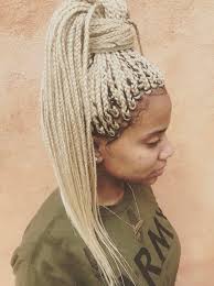 Black And Platinum Blonde Box Braids Platinum Blonde Box Braids Blonde Box Braids Box Braids Styling Box Braids Hairstyles For Black Women
