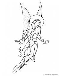 Disney fairies coloring pages to print pictures silvermist rosetta: Silvermist Coloring Page Central