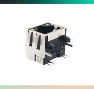 90 Degree Single Port Shielded RJ45 Ethernet Connector With ...