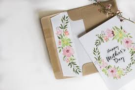 Easy watercolor mother's day card. Free Printable Mother S Day Cards With Envelope Inlay