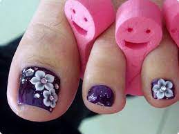 See more ideas about pedicure designs, toe nail designs, pedicure nails. 20 Yperoxa Sxedia Gia F8inopwrina Pentikioyr Flower Toe Nails Purple Toe Nails Toe Nail Art