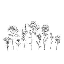 See more ideas about art inspiration, art, flower drawing. Alice On Instagram Thin Flowers Drawing Some Flowers This Is How I Relax Inspired By An Amazing Kr Drawings Plant Illustration Aesthetic Art