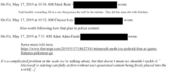 Cursed earth ignores them, thus increasing the spawn rate greatly. Tom Warren On Twitter Here S An Email Thread With Epic Discussing Microsoft S Minecraft Earth Demo And Verge Articles Epic Games Co Founder Mark Rein Yeah Horribly Overselling Ar In A Way That Poisons