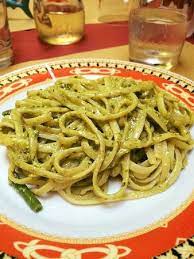 Spaghetti aglio olio is a classic italian dish. Trenette Al Pesto E Spaghetti Aglio Olio E Peperoncino Picture Of Trattoria Da Giulia Genoa Tripadvisor