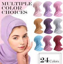 Viscose Muslim Scarf For Women 70x35 Inches Tie Dye Printed Hijab Scarf