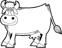 Make a coloring book with cow page for one click. Coloring Page Cow Coloring Pages 3
