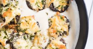The Best Longhorn White Cheddar Stuffed Mushrooms Recipe Copycat Simply Side Dishes