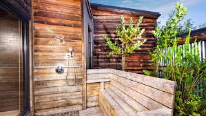 It is insulated, as you might expect; How To Build An Outdoor Shower