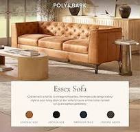 ‫Amazon.com: ספת עור Poly & Bark Essex - ספה 220 ס"מ עם גב ...‬‎