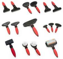 Petfond Serie de aseo Comfort-Grip en negro y rojo ...