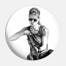 Free shipping on orders over $25 shipped by amazon. Sarah Connor Terminator 2 Pin Teepublic Au