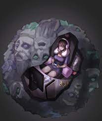 I believe my magic teacher just stay in the ball like this : r/Eldenring
