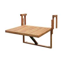 Make a bar top to fix on your balcony railing, follow this diy tutorial by hometalk. Interbuild Toronto Acacia Balcony Railing Table 28 X 24 Table Golden Teak