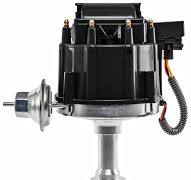 JEGS HEI Distributor For 1963-1979 Pontiac 301-455 V8 [Black Cap]