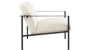 Cue White Chair With Black Legs Reviews Cb2 White Chair White Accent Chair Coastal Chairs