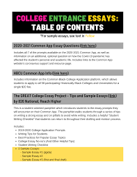 Find this year's common app writing prompts and popular essay questions used by individual colleges. Https Www Ypsilibrary Org Wp Content Uploads 2020 12 Start Here College Resources Table Of Contentswith Links Pdf