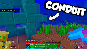 Craft a conduit a conduit can be crafted with 8 nautilus shells and heart of the sea. Minecraft Tutorial How To Build And Fully Power A Conduit Youtube