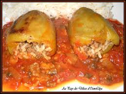 Poivrons Farcis Au Pays Des Delices D Oumlilya Poivrons Farcis Poivre Recette Poivron Farci