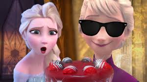 Elsa meets Elsa Coronation