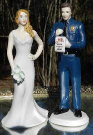 Hehe So Damnable Cute Perfect For Officer Worthen And I Haha Police Officer Wedding Police Wedding Cop Wedding