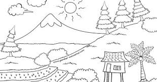  900 Gambar Pemandangan Indah Ideas Coloring Pictures For Kids Oil Pastel Crayons Drawing Scenery
