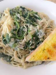Resep Spaghetti Cream Spinach Oleh Shastri Darsono Resep Spageti Memasak Resep Makanan