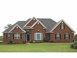 European Style House Plan 3 Beds 3 Baths 2310 Sq Ft Plan 437 31 Ranch Style House Plans Brick House Plans Ranch House Plans