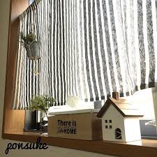 即納可 リネン調 カフェカーテン の商品情報 roomclip ルームクリップ カフェカーテン カーテン ハウス