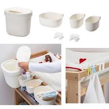 Details About Ikea Baby Change Table Nappy Baskets Holder Storage Organiser Set Of 6 A Gift Baby Changing Tables Ikea Baby Ikea