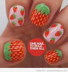 Ver más ideas sobre manicura de uñas, uñas decoradas, decoración de uñas. Unas Decoradas Con Fresas Pon El Verano En Tu Unas Unas Pintadas