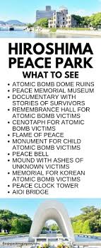 Can You Visit Hiroshima Peace Memorial Park Without A Tour Know Before You Go Backpacking Japan Flashpacking Japan Japan Travel Destinations Hiroshima Peace Memorial Travel Destinations Asia Japan
