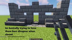 How to build a sliding glass door using pressure plates, redstone and pistons 2x1 Piston Door Replaces Top Block Arqade