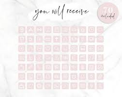 App Icons Pink Ios 14 Aesthetic App Covers Ios14 Pastel Etsy In 2021 App Icon App Covers Homescreen
