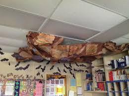 Ancient Cave Art Classroom Cave With Fraction Bats Fraction Problem Worked Out On One Side Students Write A How To Halloween Science Cave Quest Vbs Bats Unit