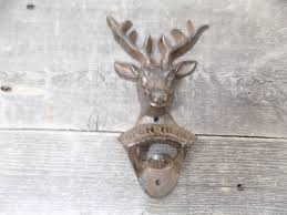 Cast Iron Deer Bottle Opener Wall Mounted Decor Dad Gift Etsy Bottle Opener Wall Dad Gifts Etsy Bottle Opener