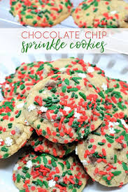 Chocolate Chip Christmas Cookies An Easy Christmas Cookie Recipe Recipe Christmas Cookies Easy Easy Christmas Cookie Recipes Cookies Recipes Christmas