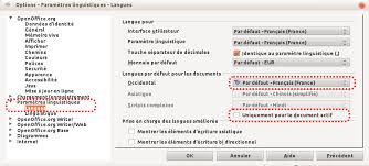 Langue Du Document Openoffice 3 4 Et Libreoffice 4 0 4