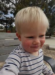 Can someone please make this pic uncropped and add the top of my grandson's  head.