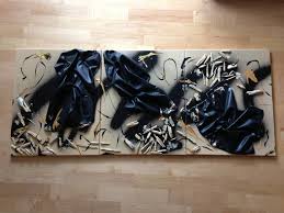 Here they are having wall arts like the ones you see above can surely enhance the look of your interior. Sculpture Wall Art Modern Contemporary Abstract Leather Painting 3 Pcs Set Sculpture By Martyna Zam Saatchi Art