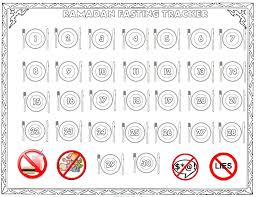 Ramadan Progress Charts Tj Ramadan