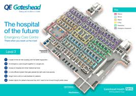 Map Of Floor 3 Of The New Emergency Care Centre At Qe Gateshead Emergency Care Emergency Gateshead