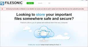 Megaupload Fallout Continues, Filesonic Removes File Sharing - Ghacks Tech  News