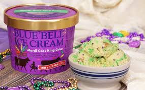 Birthday Cake Ice Cream Recipe Blue Bell Blue Bell Creameries Introduces Mardi Gras King Cake Ice Cream King Cake Ice Cream Mardi Gras King Cake King Cake