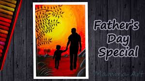 The day dedicated to fathers honours their contribution, invaluable love, and unwavering support. Fathers Day Easy Drawing Father S Day Special Drawing For Beginners With Oil Pastels Step By Step Youtube