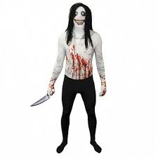 jeff the killer morphsuit costume ebay