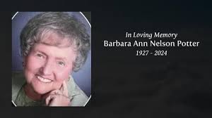 Barbara Ann Nelson Potter Obituary