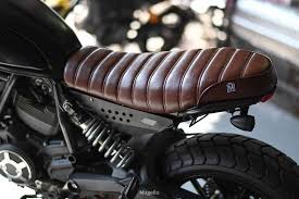 Brown Classic Vintage Custom Slim Seat Next Side Frame Covers Ducati Scrambler Custom Ducati Scrambler Custom Scrambler Custom Scrambler