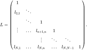 In this post we'll look at how to construct an \(\a=\l\d\u\) factorization of an invertible matrix. Lu Decomposition Wikipedia